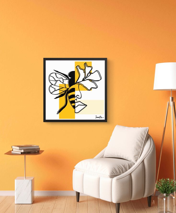 Bumble Woman - Framed Print