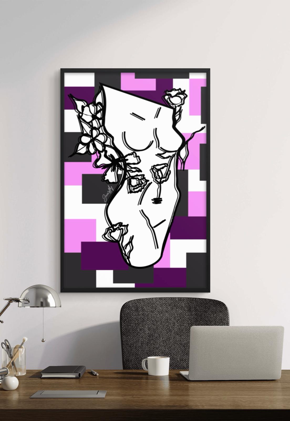 Floral Freedom - Framed Print