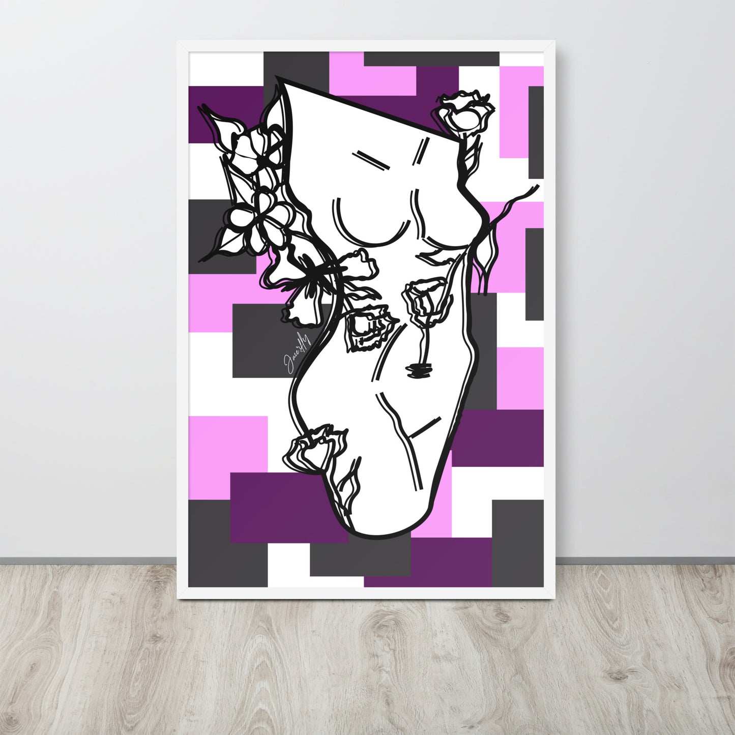 Floral Freedom - Framed Print