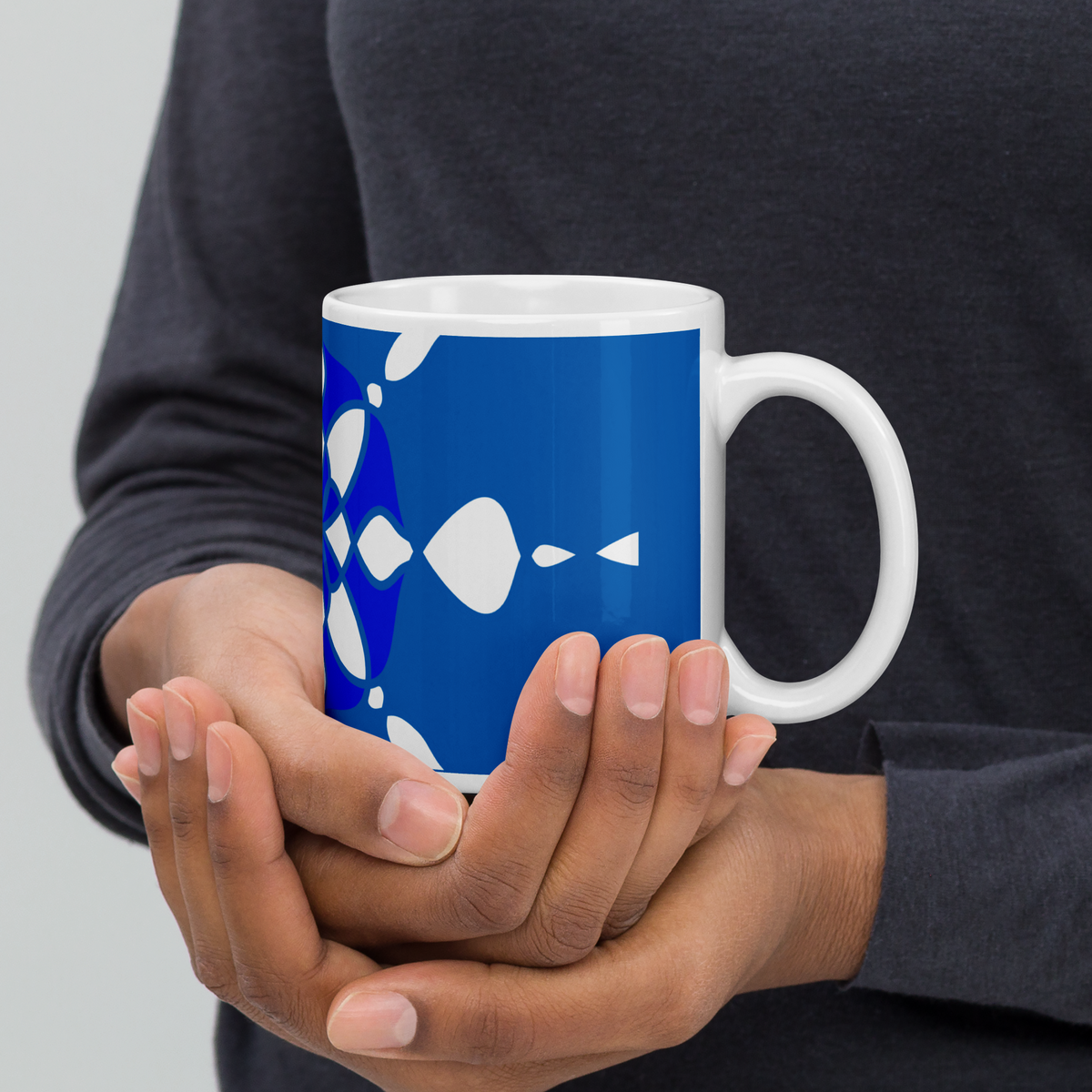 Zellige Style Mug (Blue)