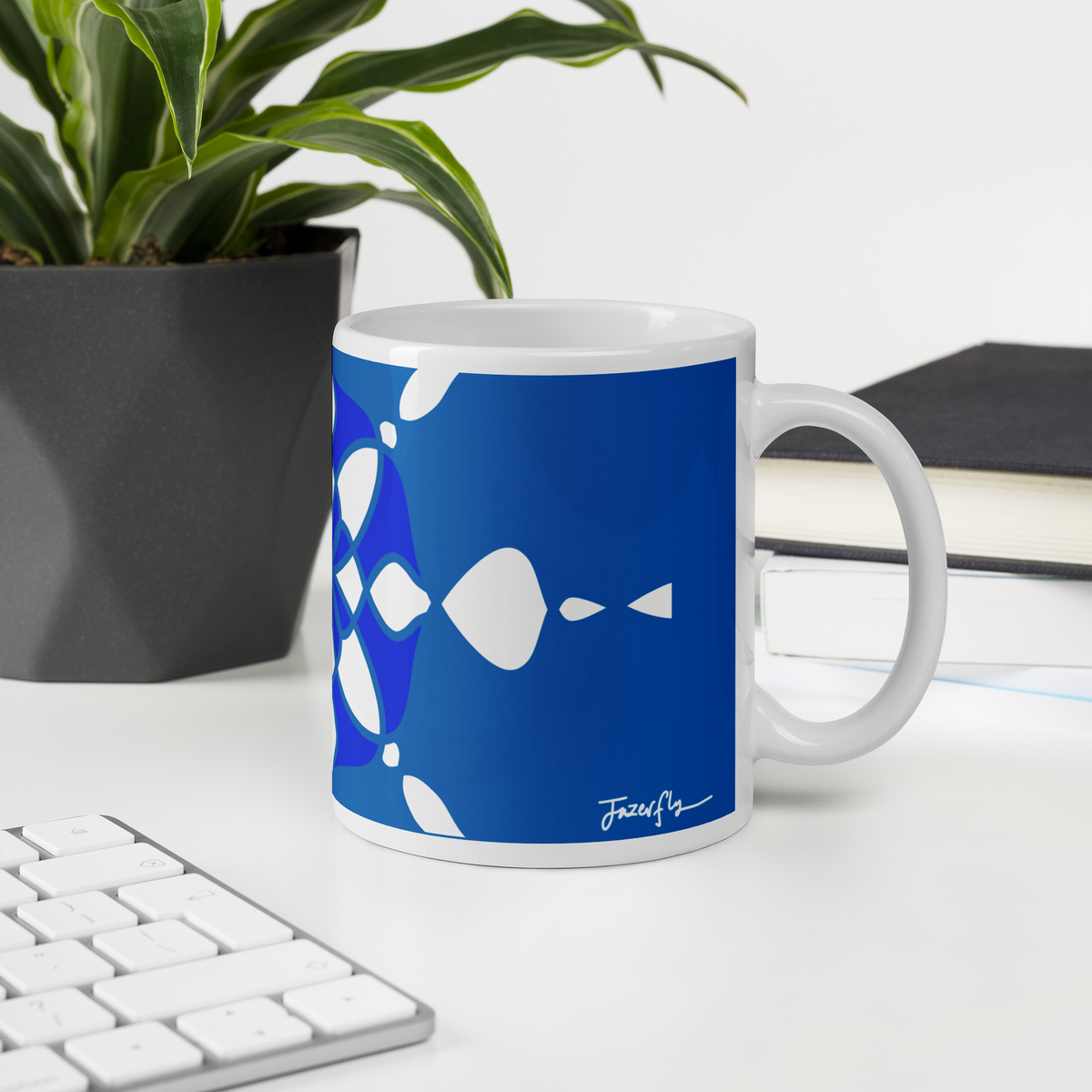 Zellige Style Mug (Blue)